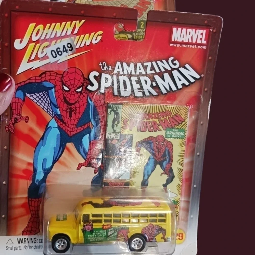 Johny lightning marvel the amazing spiderman lot of 3 cars